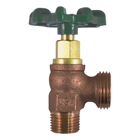 Arrowhead Brass Arrowhead 1/2 in. MIP X 3/4 in. Hose Brass Boiler Drain 221LF